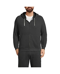 Lands' End Big & Tall Long Sleeve Serious Sweats Full Zip Hoodie
