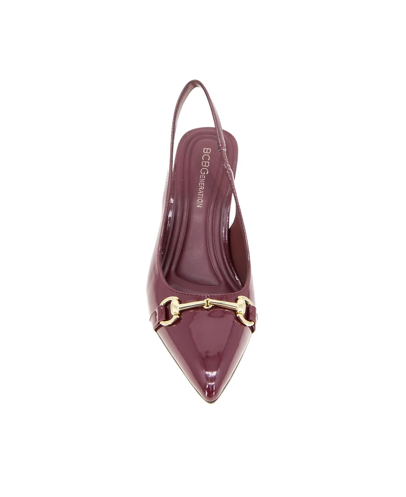 BCBGeneration Women's Glastin Slingback Block Heel Pumps
