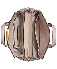 Donna Karan New York Amagansett Soft-Rolled Leather Satchel with Sculpted Magnet Closure