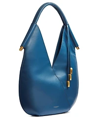 Donna Karan New York Baldwin Large Shoulder with Leather Wrapped Rounded Handle