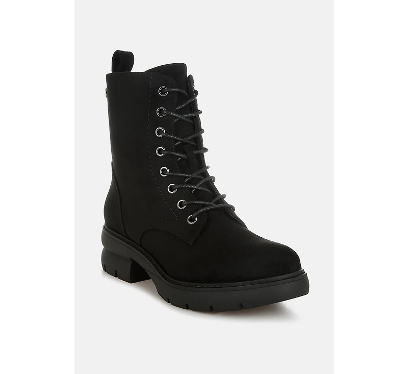 London Rag Azalea Lace Up High Ankle Boots