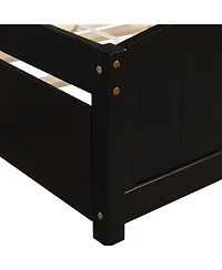 Slickblue Twin Size Platform Bed with Trundle for Space-Saving Sleep Solutions