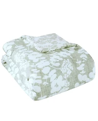 510 Design Aria Floral Print Reversible 3-Pc. Comforter Set, Full/Queen