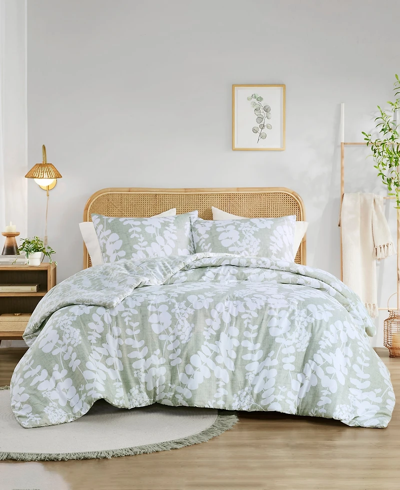 510 Design Aria Floral Print Reversible 2-Pc. Comforter Set, Twin/Twin Xl
