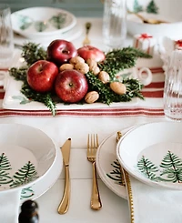 Vietri Lastra Holiday Four-Piece Place Setting