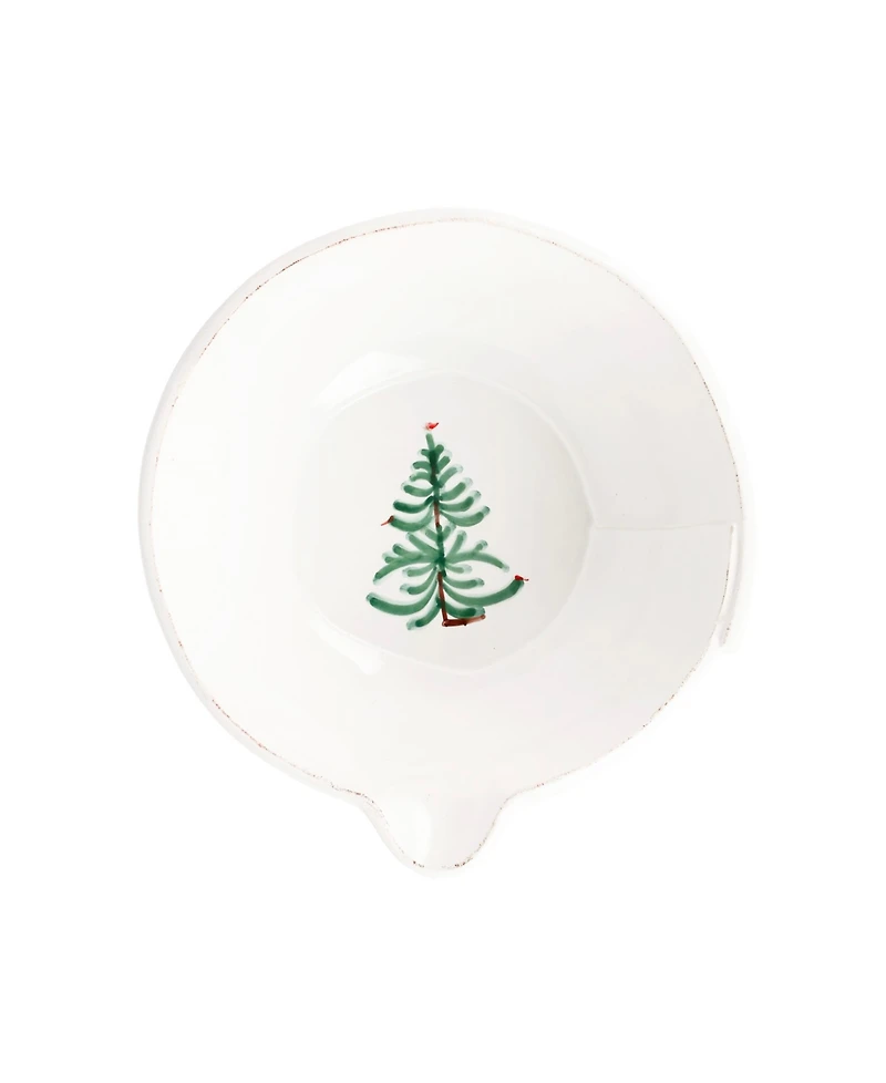Vietri Lastra Holiday Small Mixing Bowl