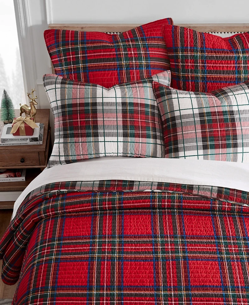 Levtex Spencer Plaid Reversible Bedspread, Full