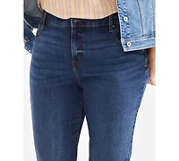Style & Co Plus Mid-Rise Curvy Capri Jeans, Exclusively at Macy's