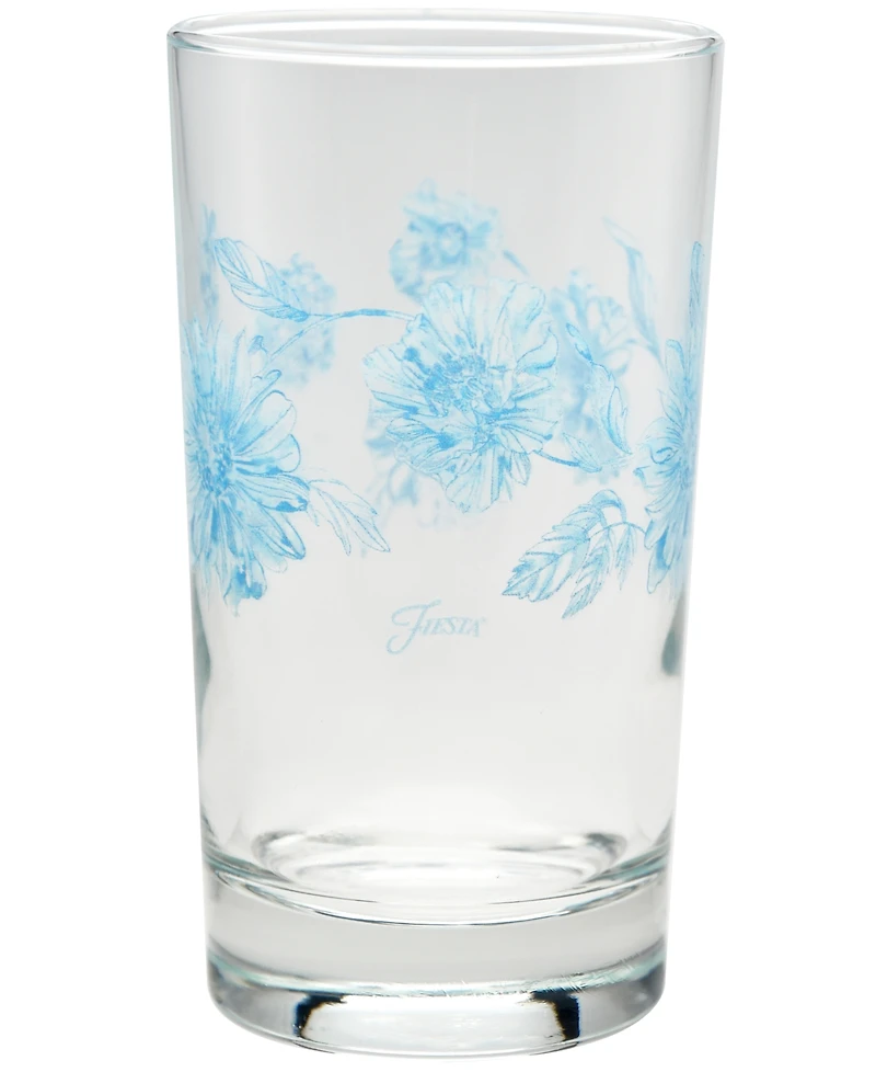 Fiesta Botanical Floral Juice Glass, Set of 4