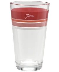 Fiesta Sunset Horizon Edgeline Tapered Cooler Glass, Set of 4