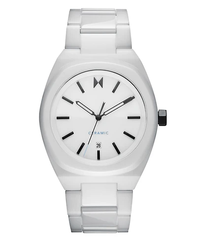 Mvmt Men's Odyssey Ii White Ceramic Bracelet Watch ,40mm