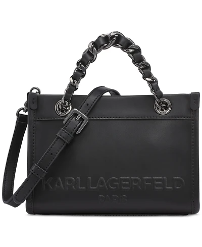 Karl Lagerfeld Paris Savoie Leather Crossbody