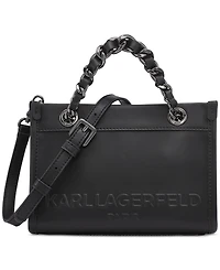 Karl Lagerfeld Paris Savoie Leather Crossbody
