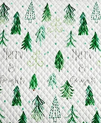 Avanti Christmas Trees Reversible 3-Pc. Quilt Set, King