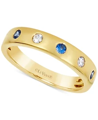 Le Vian Anywear Everywear Blueberry Sapphire (1/6 ct. t.w.) or Pink Sapphire (1/6 ct. t.w.) & White Sapphire (1/10 ct. t.w.) Ring in 14k Honey Gold (a