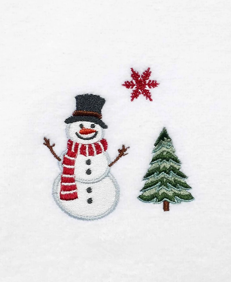 Avanti Winter Snowman Cotton Hand Towel, 28" x 16"