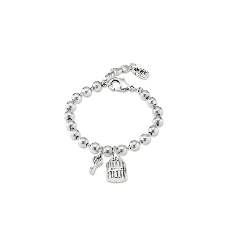UNOde50 Padlock and Key Charms Bracelet