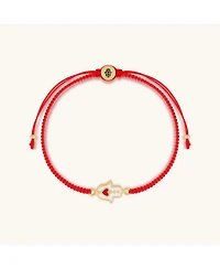 Karma and Luck Expression of Love Red String Hamsa Heart Bracelet