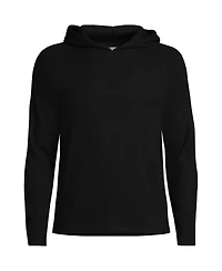 Lands' End Men's Brushed Rib Hoodie