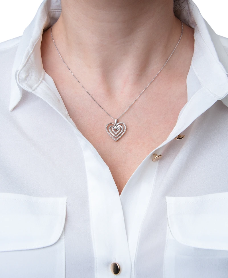 Bonus Offer: Diamond Multi-Heart 18" Pendant Necklace with any $25 purchase! (Orig. $99 Value) Available in Bag with qualifying purchase.