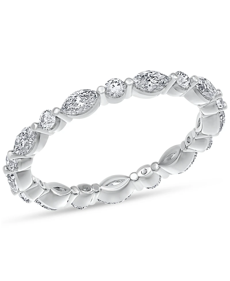 Diamond Eternity Ring (1 ct. t.w.) Platinum, 14k White Gold, or Rose Gold