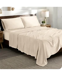 Bare Home Micro plush Fleece Queen Sheet Set