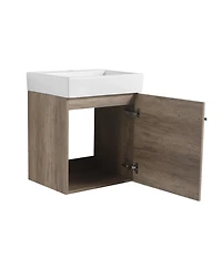 18 inch Bathroom Vanity With Top, Small Bathroom Vanity And Sink