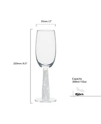 Anton Studio Designs Bjorn Champagne Flutes, Set of 2