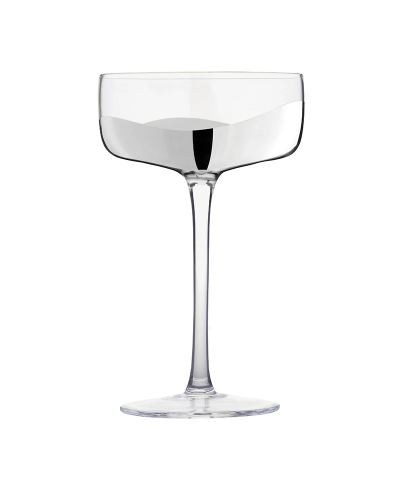 Anton Studio Designs Wave Champagne Coupes, Set of 2