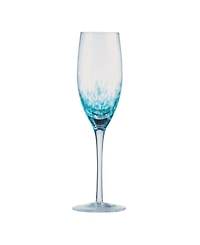 Anton Studio Designs Speckle Champagne Flutes, Set of 4