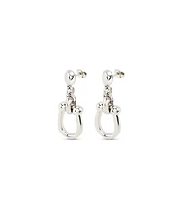 UNOde50 18k Gold-Plated and Silver Metal Alloy Medium Link Earrings