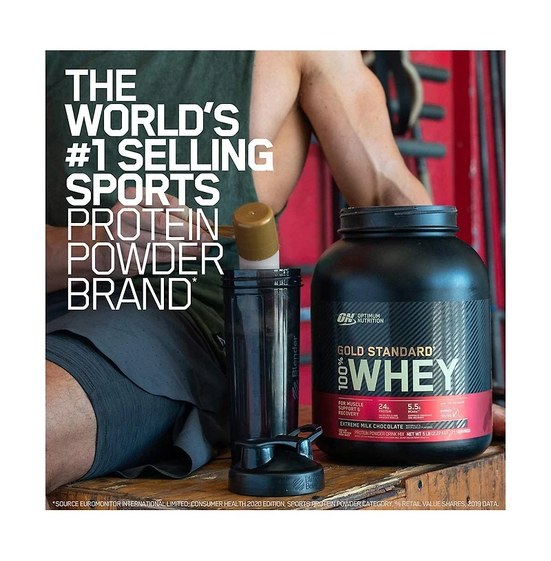 Optimum Nutrition Optimum Nutrition, Gold Standard 100% Whey Protein Powder, 5 lb