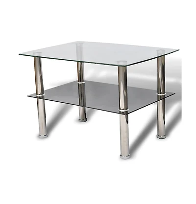 Coffee Table Glass 2 Tiers