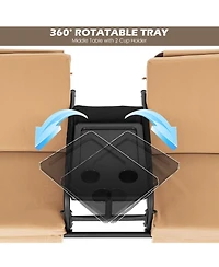 Sugift Porch Swing Chair with Adjustable Canopy