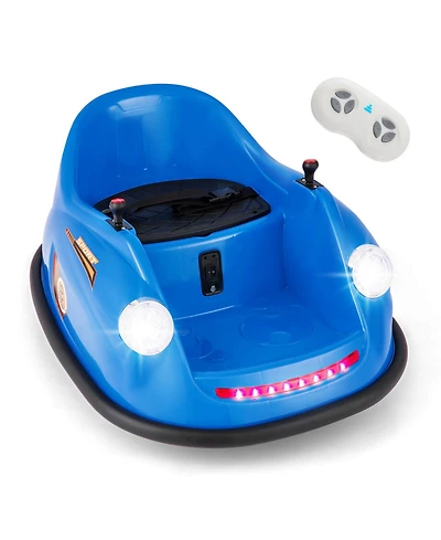 Ride on Bumper Car for Kids with Remote Control 360 Degree Spin Led Light
