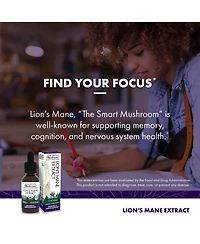 Host Defense Lion's Mane Extract - Brain Health Support Supplement - Mushroom Supplement to Support Focus & Memory Function