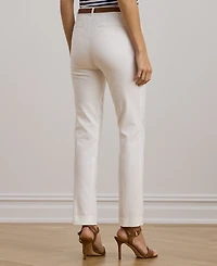 Lauren Ralph Double-Faced Stretch Cotton Pant