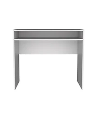 Craig Computer Desk with 1 Shelf, Black