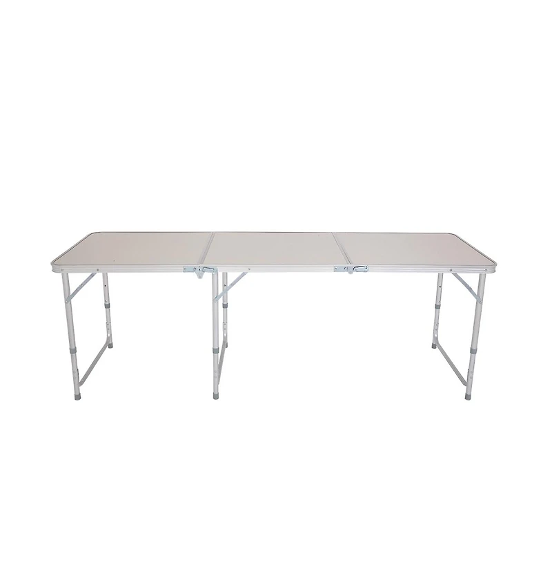 Slickblue Home Use Aluminum Alloy Folding Table - White