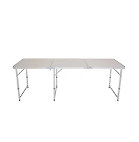 Slickblue Home Use Aluminum Alloy Folding Table - White