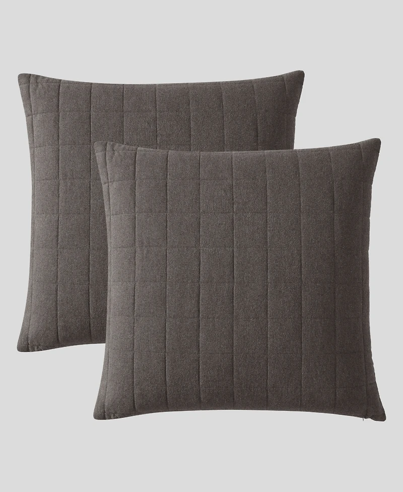 Calvin Klein Melange Flannel Sham Pair