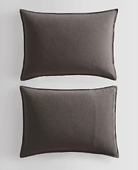 Calvin Klein Melange Flannel 3-Pc. Duvet Cover Set