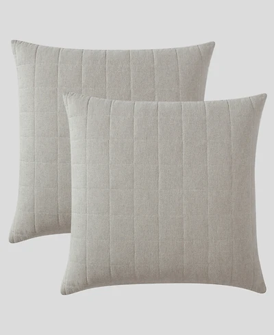 Calvin Klein Melange Flannel Sham Pair, European