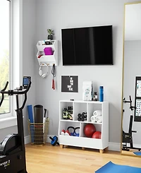 Kids Catch-All Multi-Cubby 35" Toy Organizer