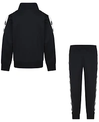 Nike Little Boys Dri-fit Full-Zip with Logo Taping Trim Jacket & Pants, 2-Piece Set
