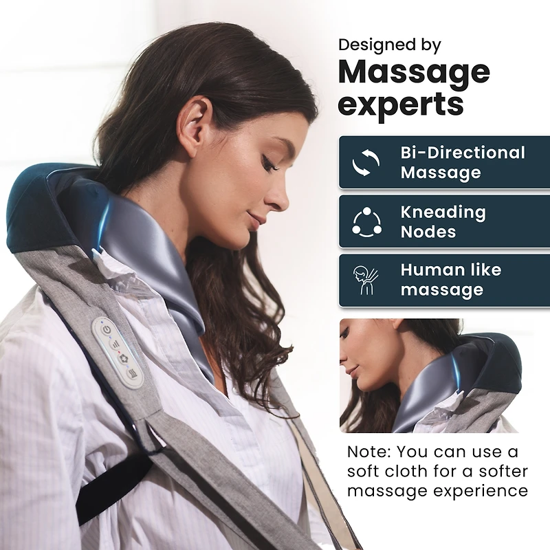 Miko Shiatsu Neck and Back Massager Hands Free & Heat