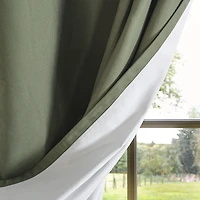 Soft Cotton Feel Twill Polyester Blackout Grommet Pair (2 panels
