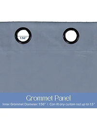 Soft Cotton Feel Twill Polyester Blackout Grommet Pair (2 panels