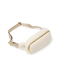 Tiny Treats + Zomi Gems Girls Fuzzy Belt Bag with Heart for Kids