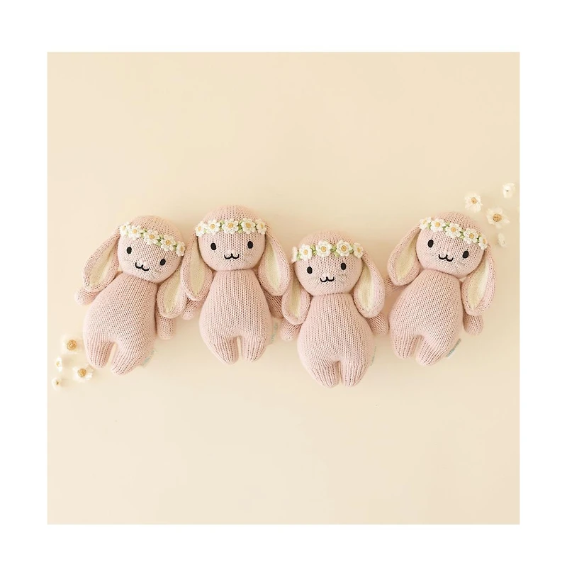 cuddle+kind cuddle+kind Unisex Baby bunny rose (flower crown) - Baby